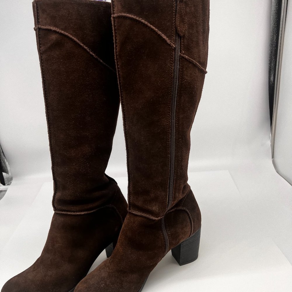 Brown Suede Franco Sarto Boots
